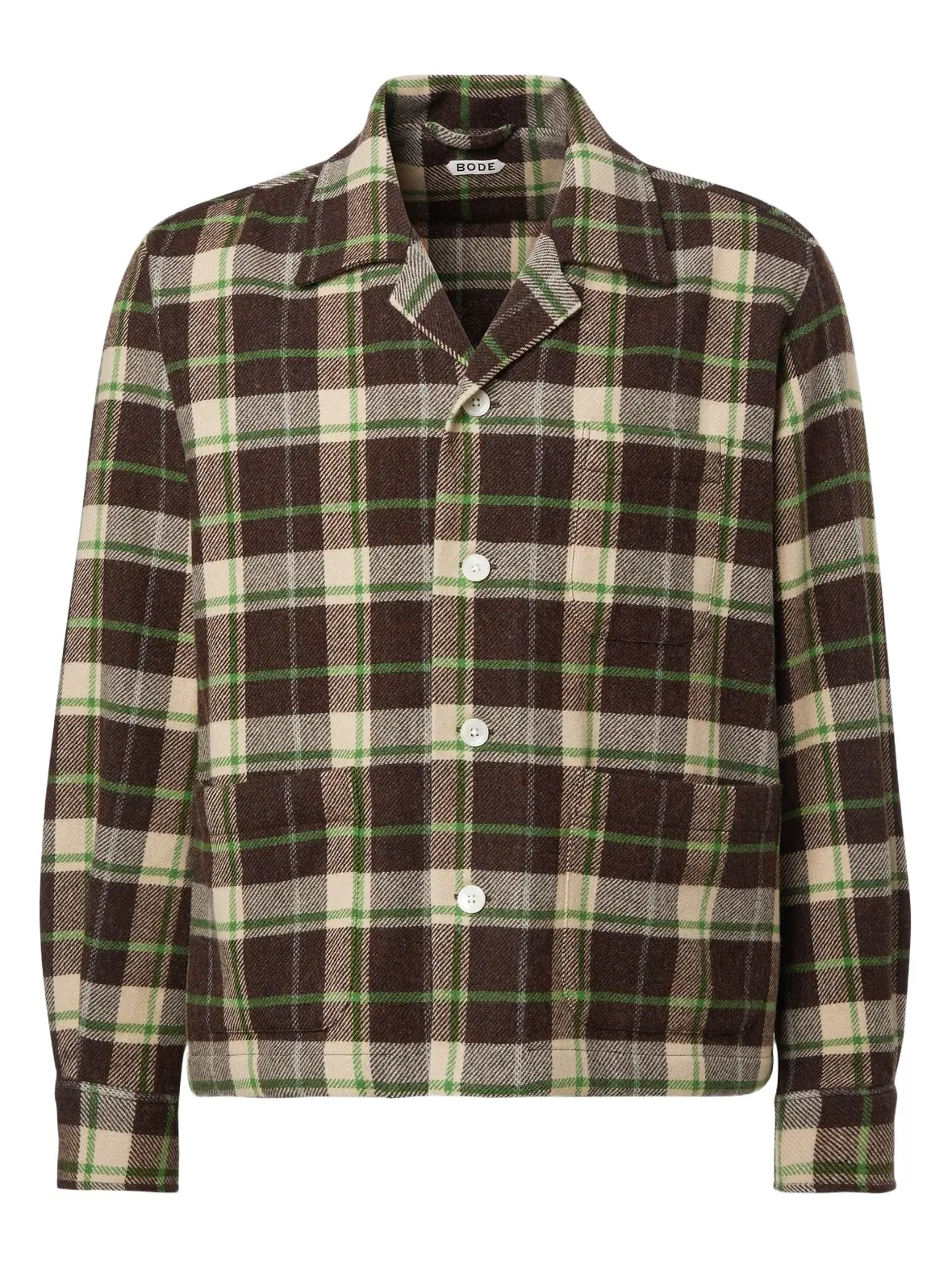 Woodcrest plaid wool flannel overshirt Woodcrest plaid wool flannel overshirt