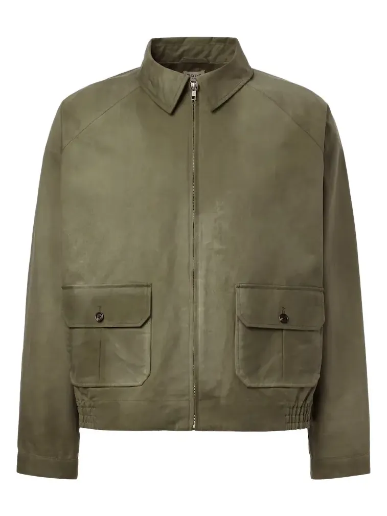 Cotton blouson jacket