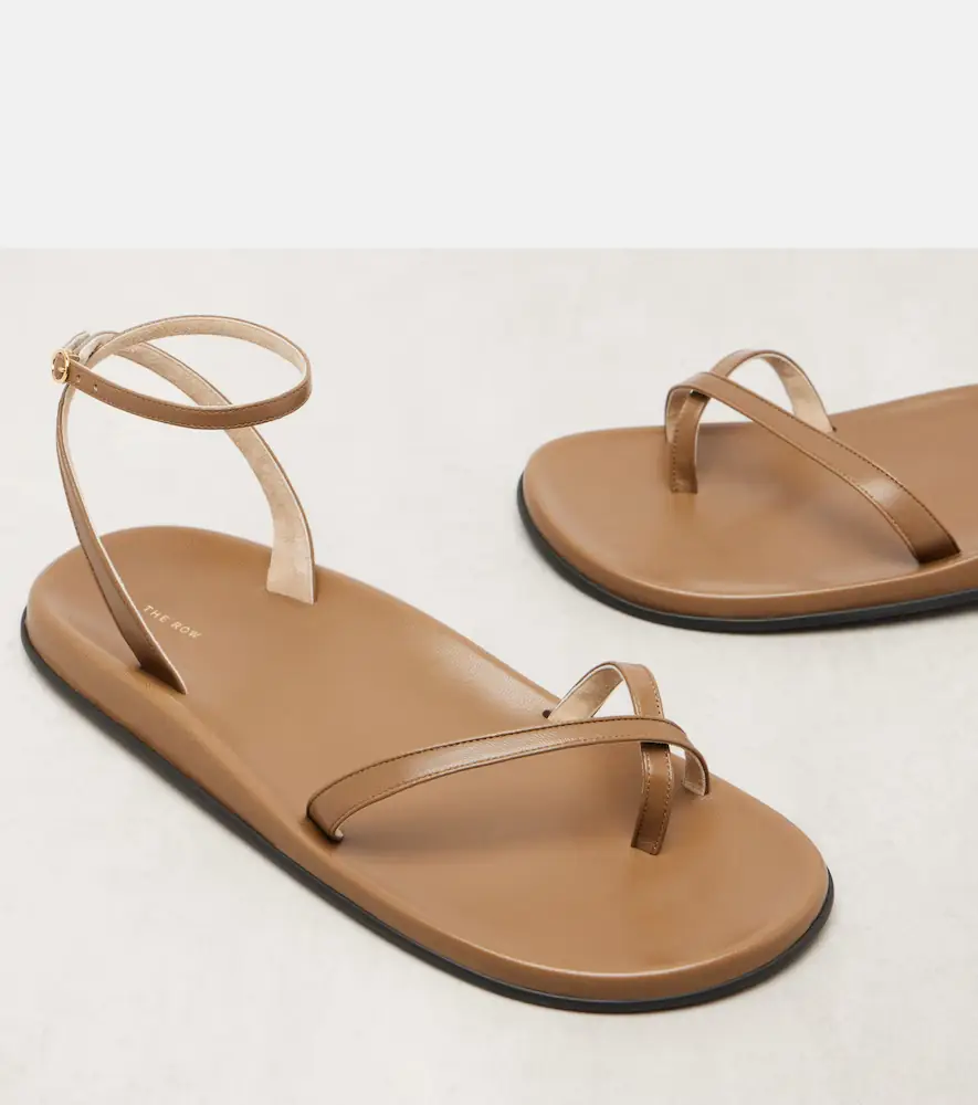 The Row Hugh leather sandals | Thumbnail 2