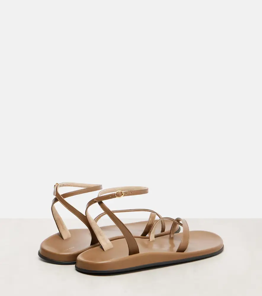 The Row Hugh leather sandals | Thumbnail 3