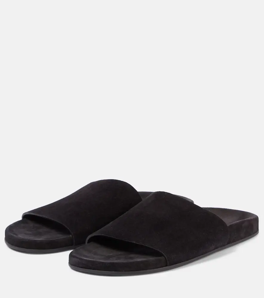 The Row Hugh suede slides | Thumbnail 2