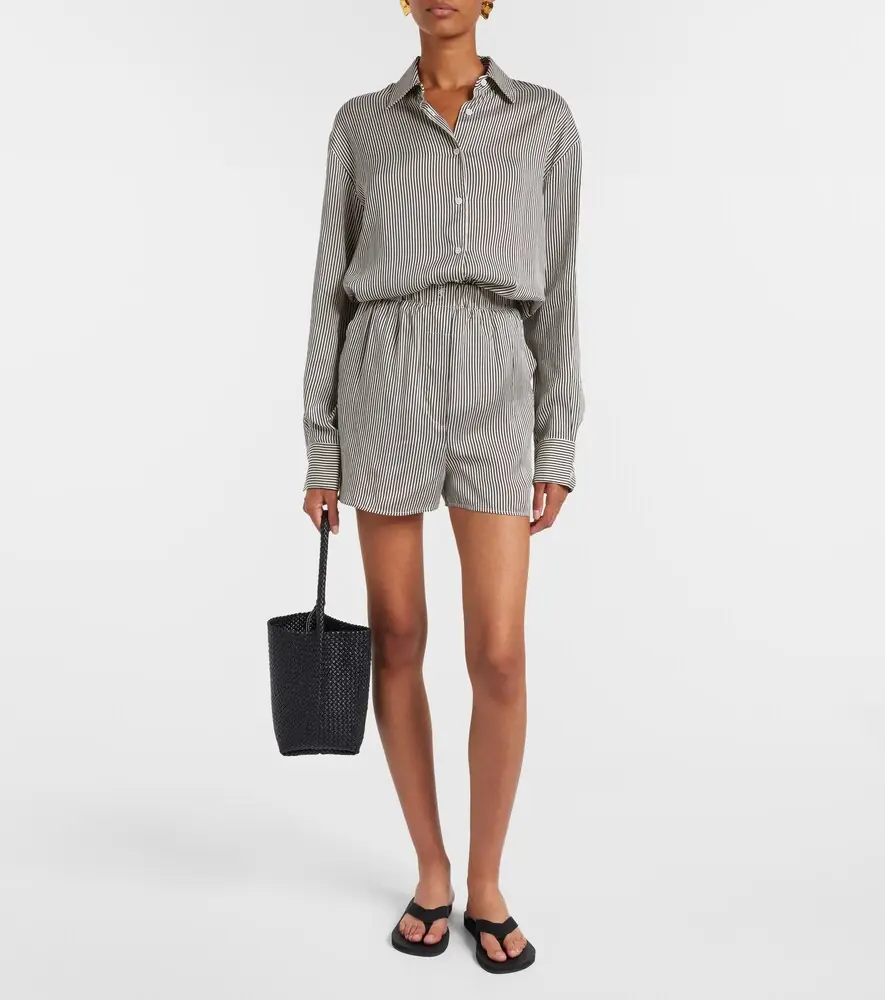 The Frankie Shop Lui striped shorts | Thumbnail 2 The Frankie Shop Lui striped shorts | Thumbnail 2