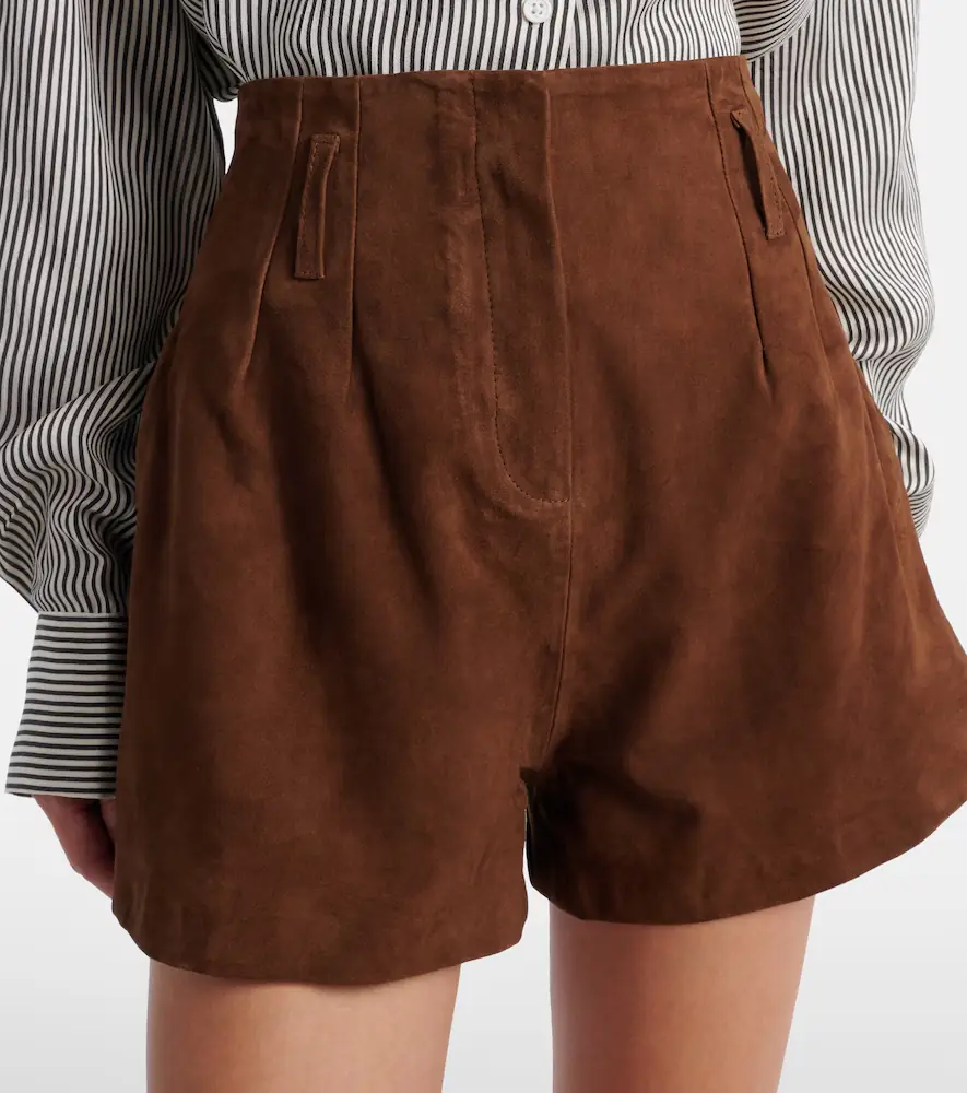 The Frankie Shop Lise suede shorts | Thumbnail 2