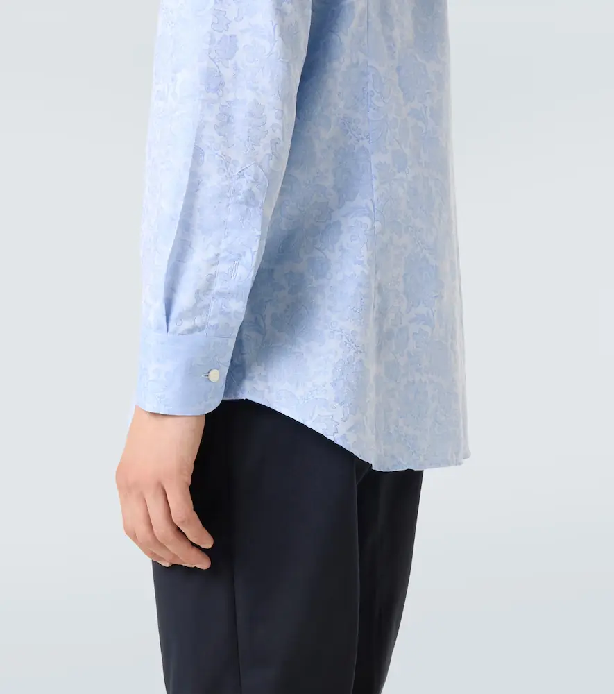 Etro Floral cotton jacquard shirt | Thumbnail 5