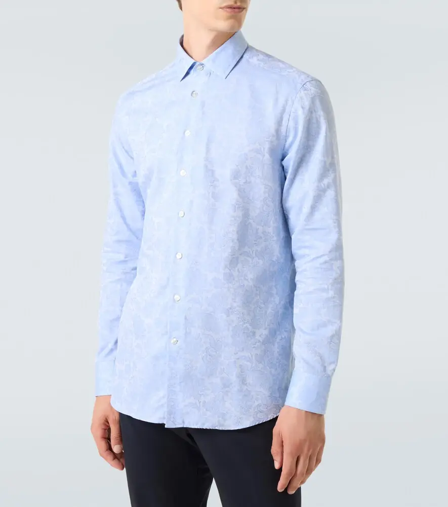 Etro Floral cotton jacquard shirt | Thumbnail 6