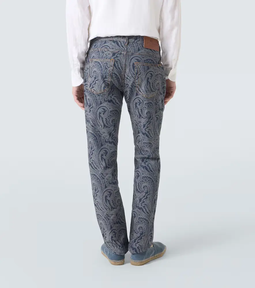 Etro Roma paisley slim jeans | Thumbnail 4