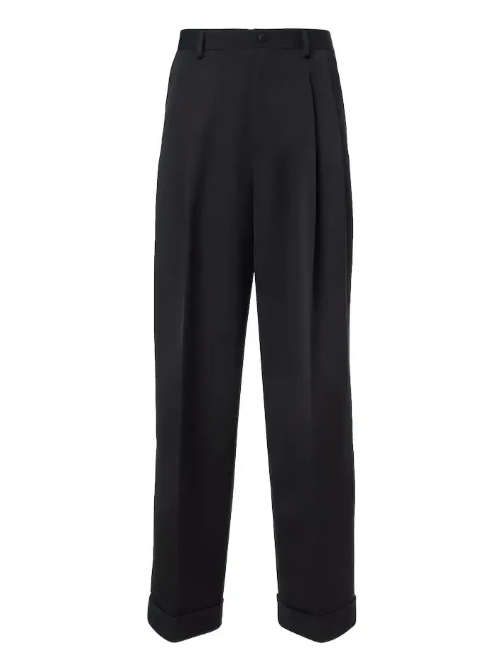 Dolce & Gabbana Wool and silk-blend gabardine suit pants
