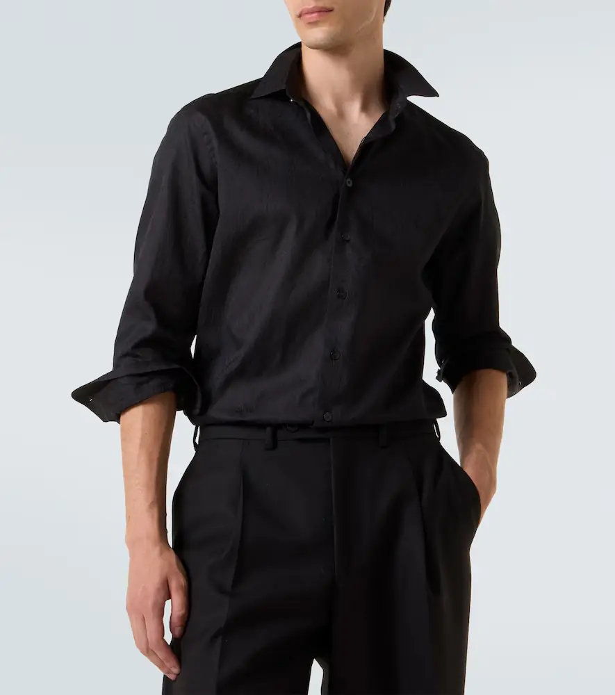 Etro Paisley cotton jacquard shirt | Thumbnail 4 Etro Paisley cotton jacquard shirt | Thumbnail 4