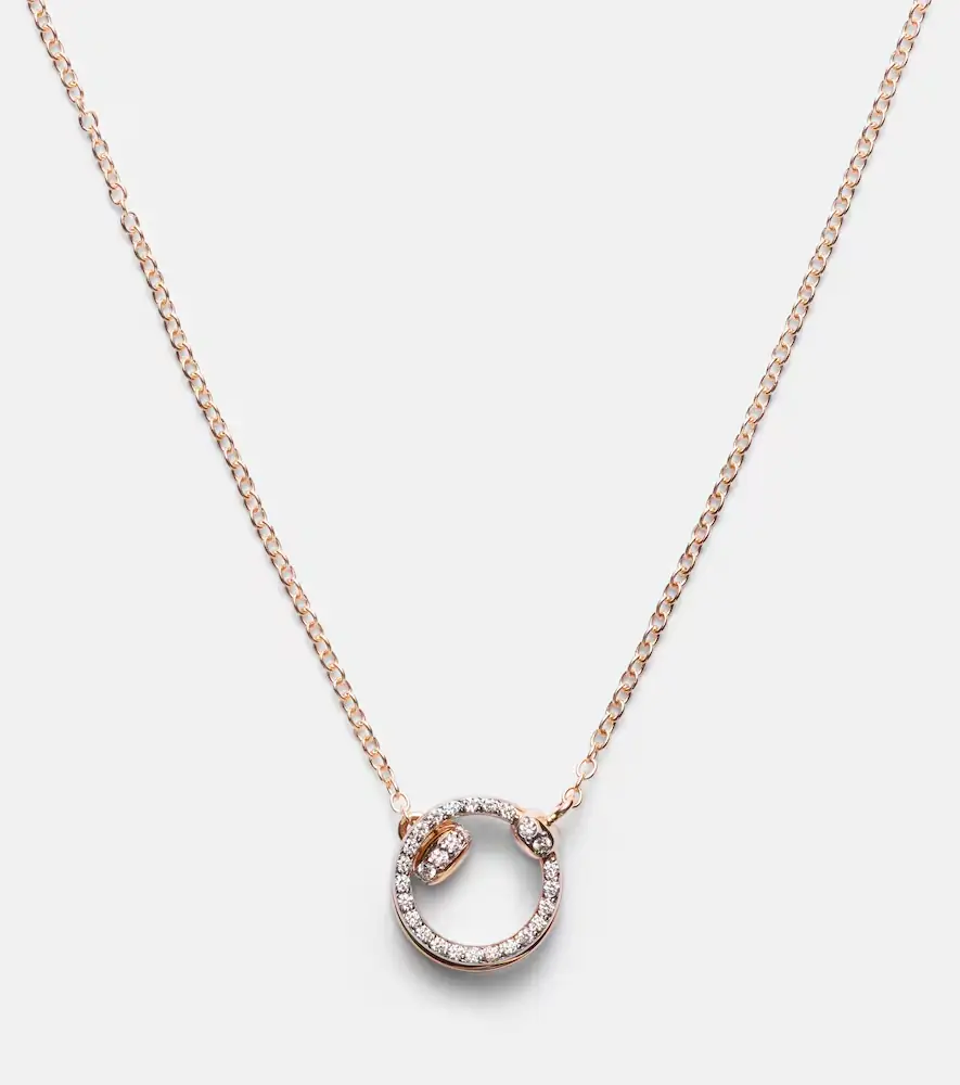 Pomellato Together 18kt rose gold chain necklace with diamonds | Thumbnail 3 Pomellato Together 18kt rose gold chain necklace with diamonds | Thumbnail 3