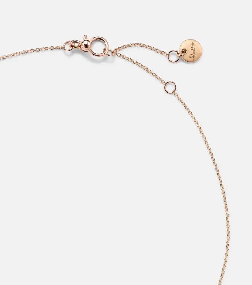 Pomellato Nudo Mini 18kt rose gold necklace with topaz and diamonds | Thumbnail 2 Pomellato Nudo Mini 18kt rose gold necklace with topaz and diamonds | Thumbnail 2