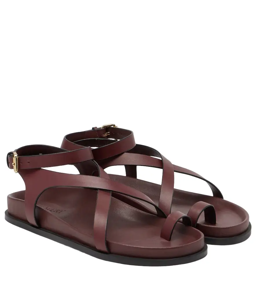 A Emery A. Emery Jalen Slim leather sandals