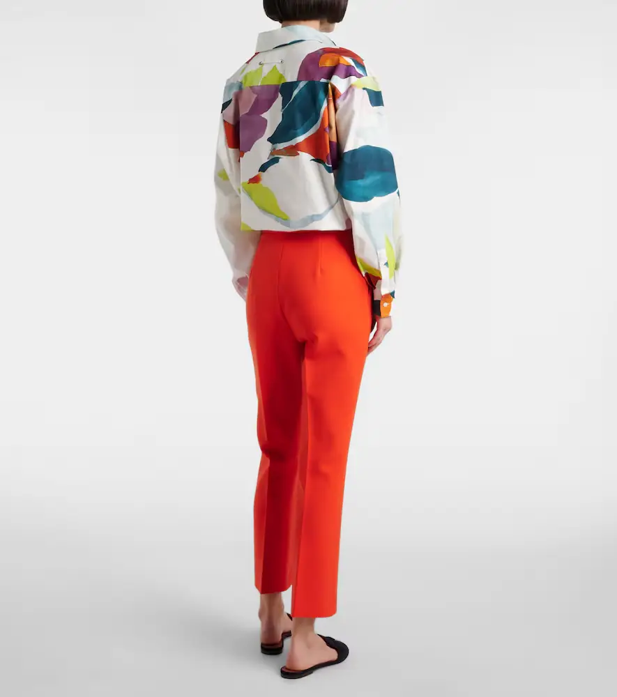 Max Mara Nepeta high-rise wool-blend straight pants | Thumbnail 6 Max Mara Nepeta high-rise wool-blend straight pants | Thumbnail 6