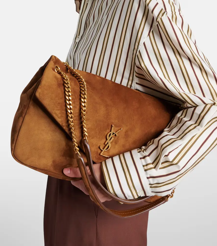 Saint Laurent Calypso Large suede shoulder bag | Thumbnail 5 Saint Laurent Calypso Large suede shoulder bag | Thumbnail 5