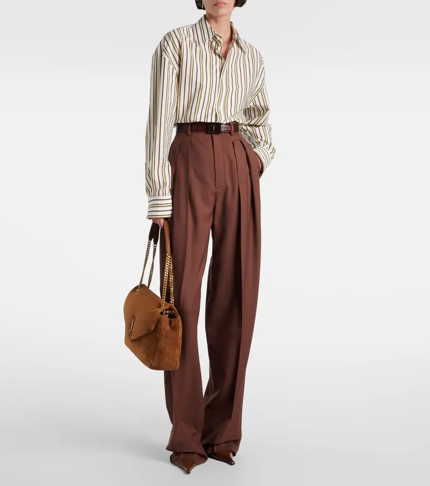 Saint Laurent Calypso Large suede shoulder bag | Thumbnail 6 Saint Laurent Calypso Large suede shoulder bag | Thumbnail 6