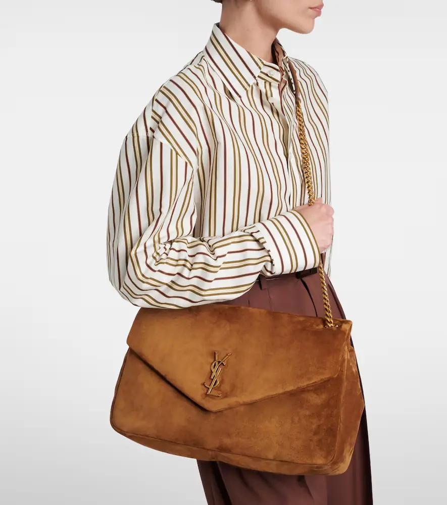 Saint Laurent Calypso Large suede shoulder bag | Thumbnail 7 Saint Laurent Calypso Large suede shoulder bag | Thumbnail 7