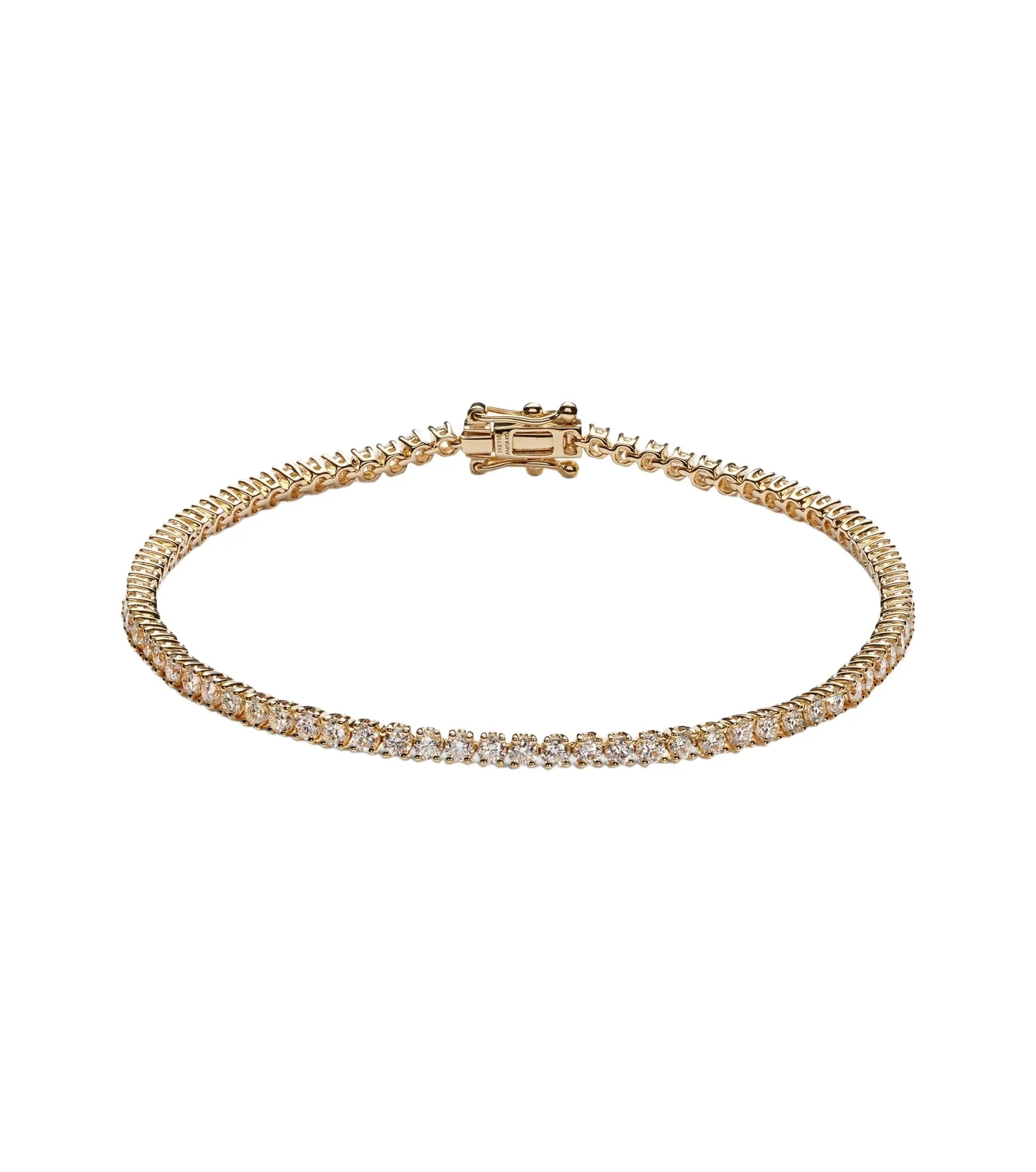 Hepburn 18kt gold tennis bracelet with diamonds Hepburn 18kt gold tennis bracelet with diamonds
