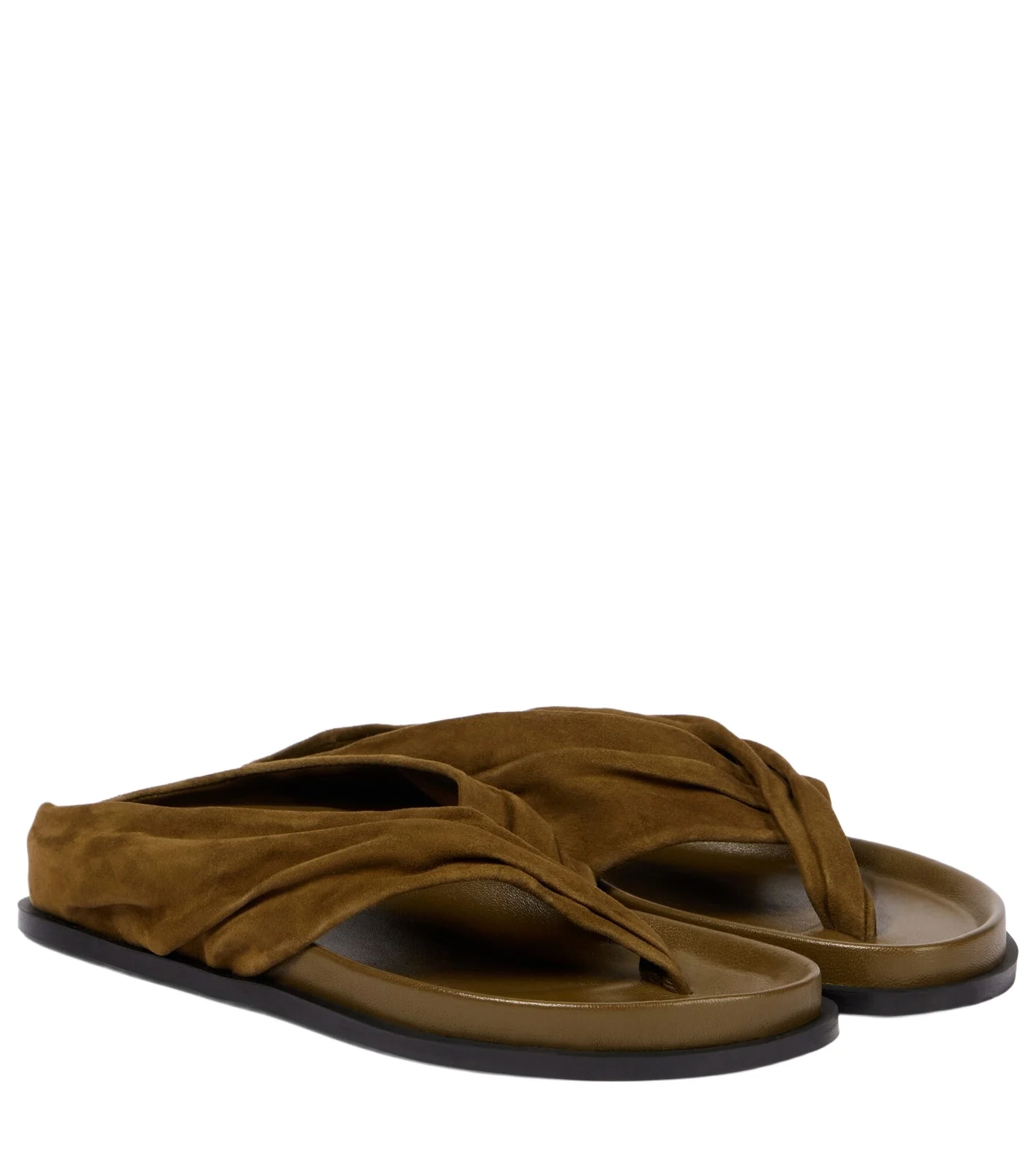 A. Emery Shaw suede thong sandals A. Emery Shaw suede thong sandals