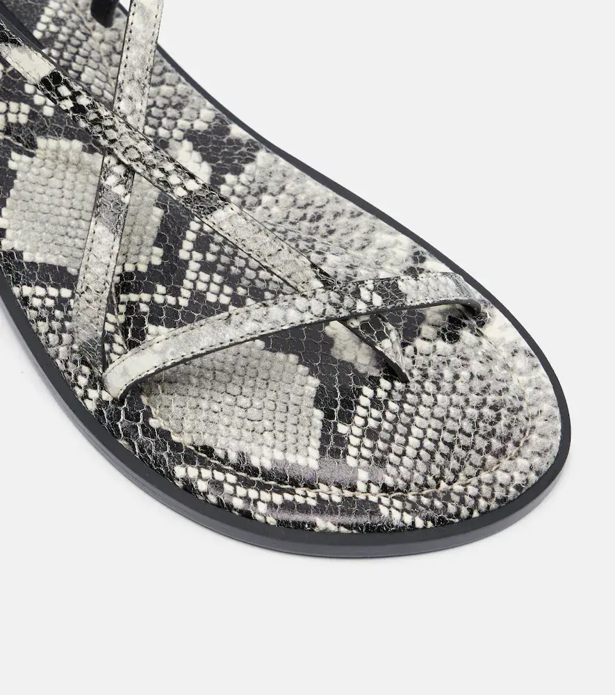 A Emery A. Emery Edna snake-effect leather sandals | Thumbnail 2