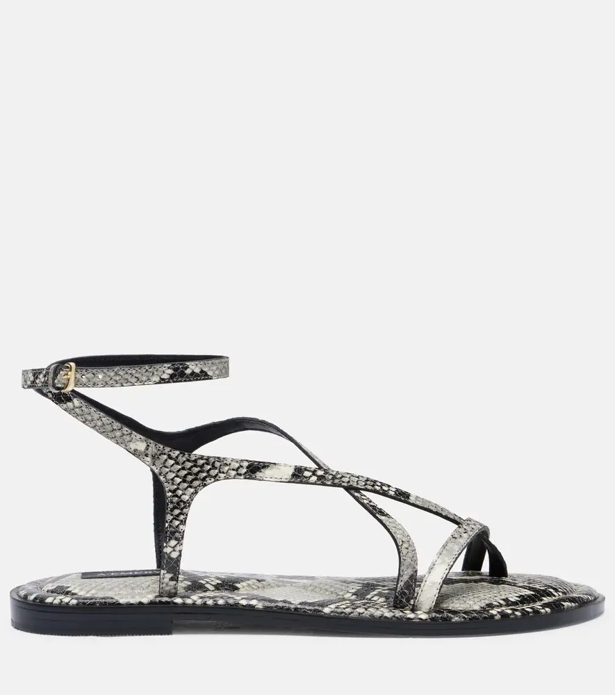 A Emery A. Emery Edna snake-effect leather sandals | Thumbnail 4