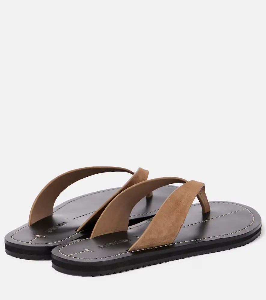 A Emery A. Emery Flora suede thong sandals | Thumbnail 2