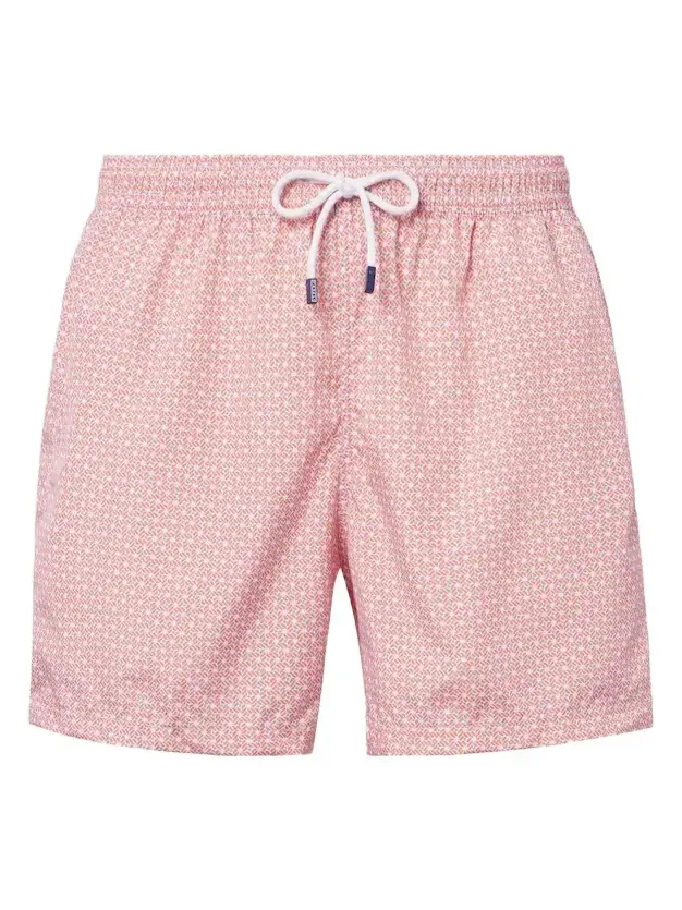 FEDELI Madeira printed swim trunks