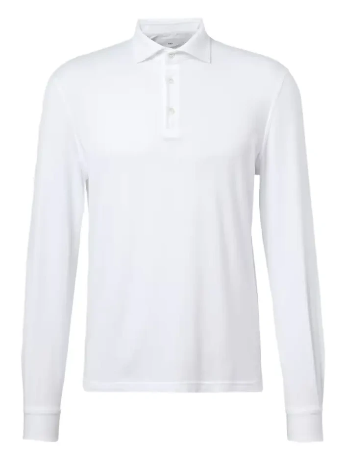 Zero cotton jersey polo shirt Zero cotton jersey polo shirt