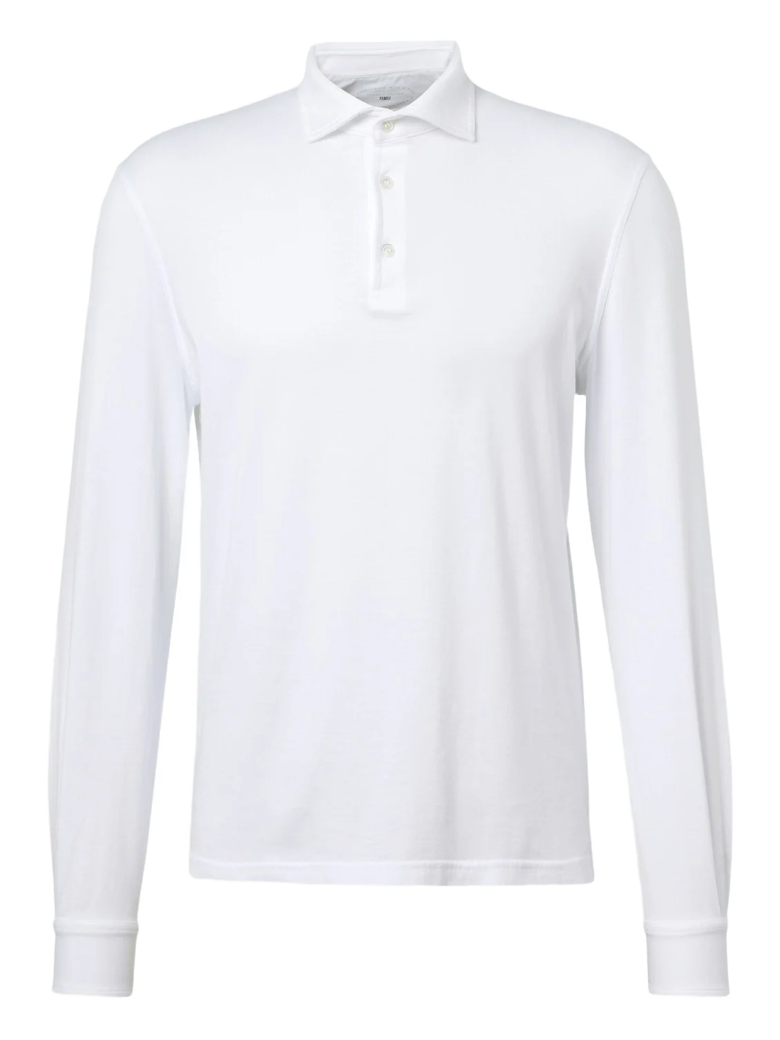 FEDELI Zero cotton jersey polo shirt