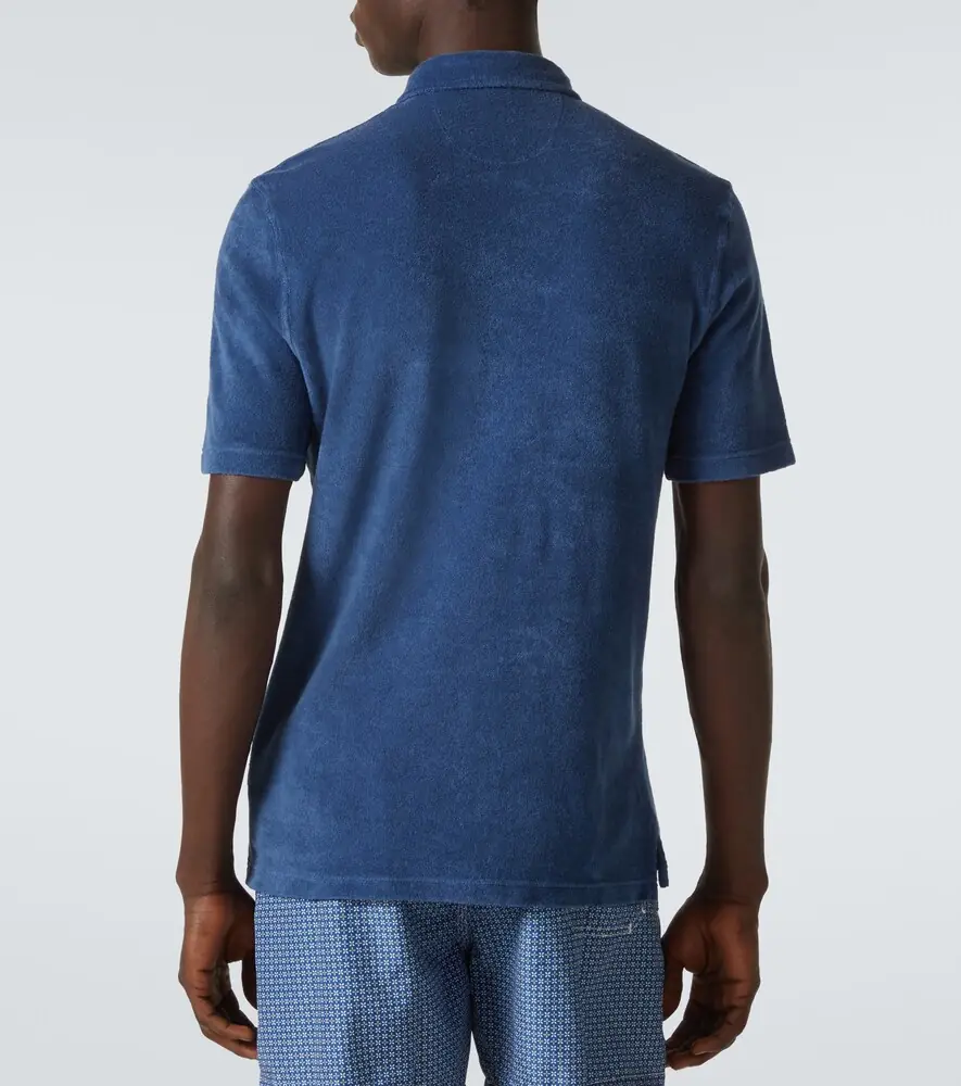 FEDELI Mondial cotton terry polo shirt | Thumbnail 5