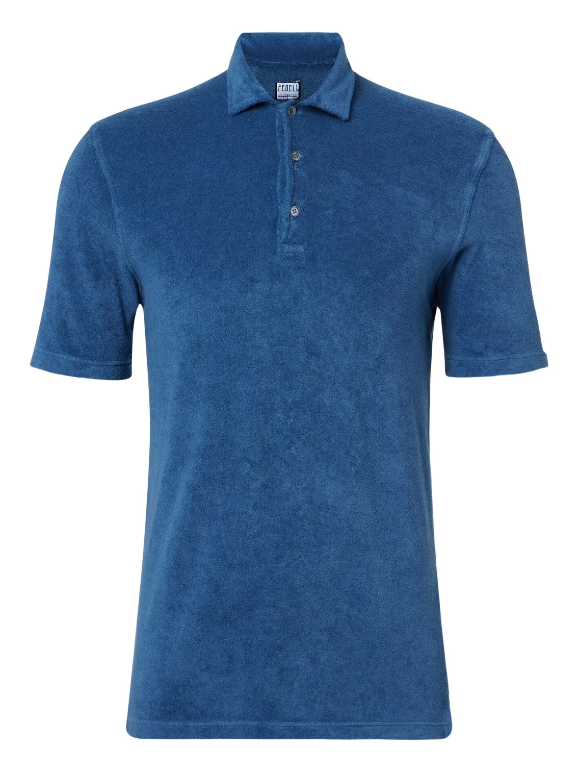 FEDELI Mondial cotton terry polo shirt