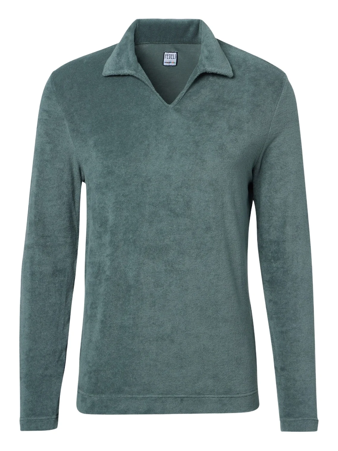 FEDELI Peter cotton terry polo shirt