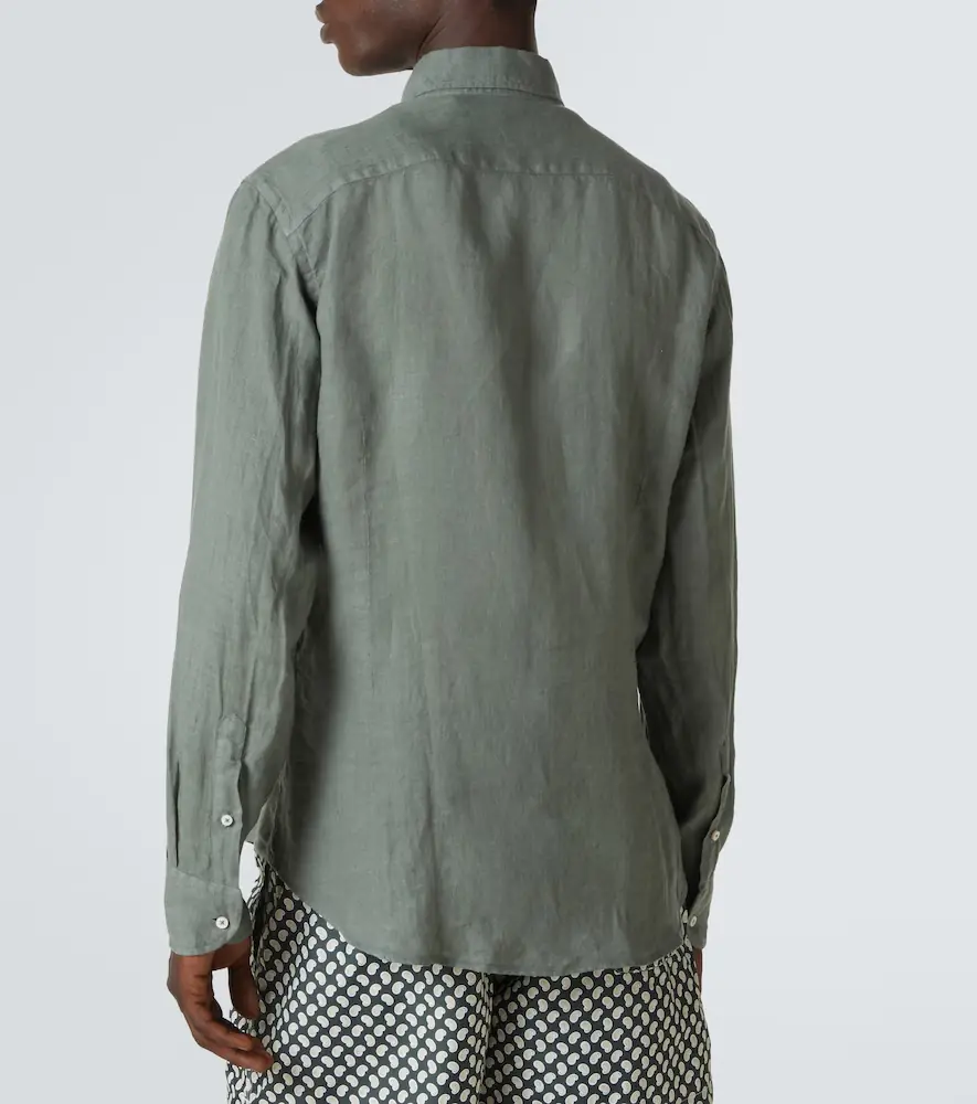 FEDELI Nick linen shirt | Thumbnail 4