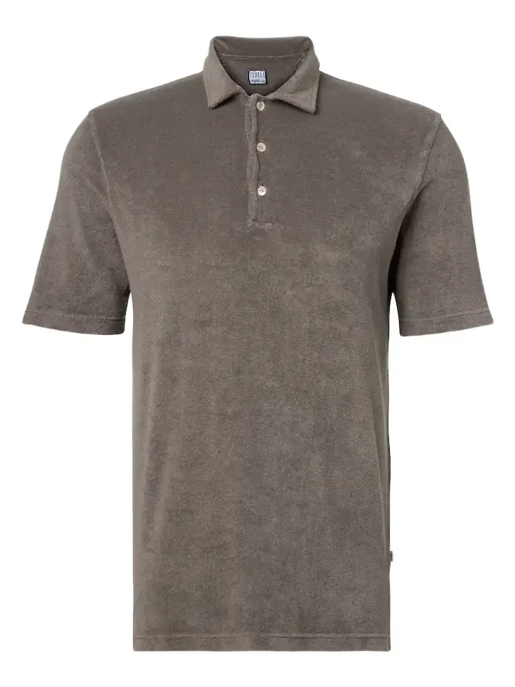 Mondial cotton terry polo shirt