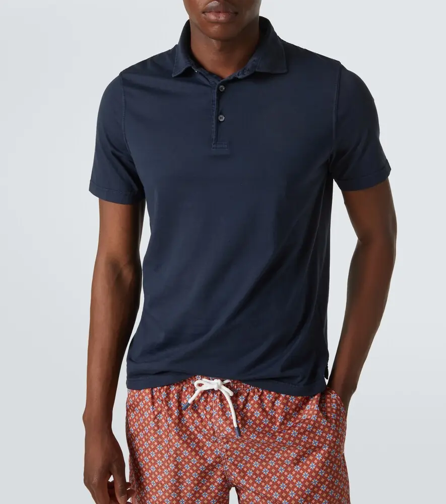 FEDELI Cotton polo shirt | Thumbnail 3 FEDELI Cotton polo shirt | Thumbnail 3
