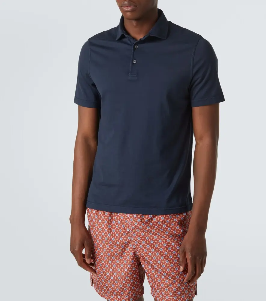 FEDELI Cotton polo shirt | Thumbnail 4 FEDELI Cotton polo shirt | Thumbnail 4