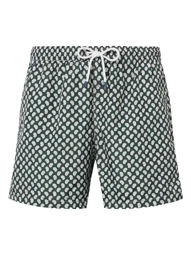 FEDELI Madeira paisley swim trunks