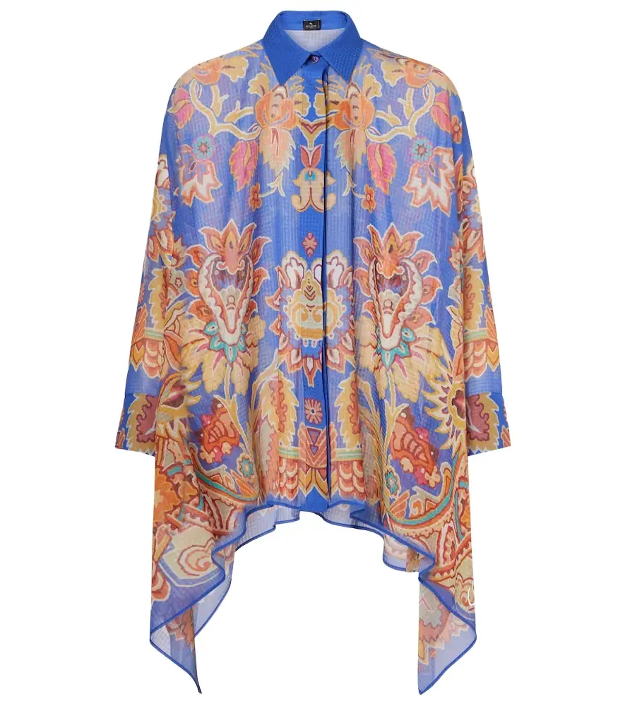 Etro Printed poncho | Image 1 Etro Printed poncho | Image 1