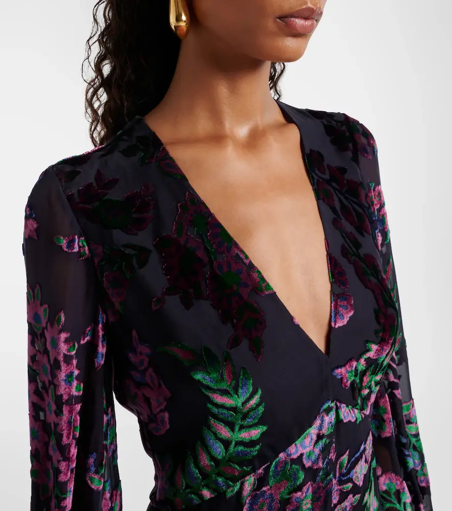 Etro Embroidered sheer gown | Thumbnail 2 Etro Embroidered sheer gown | Thumbnail 2