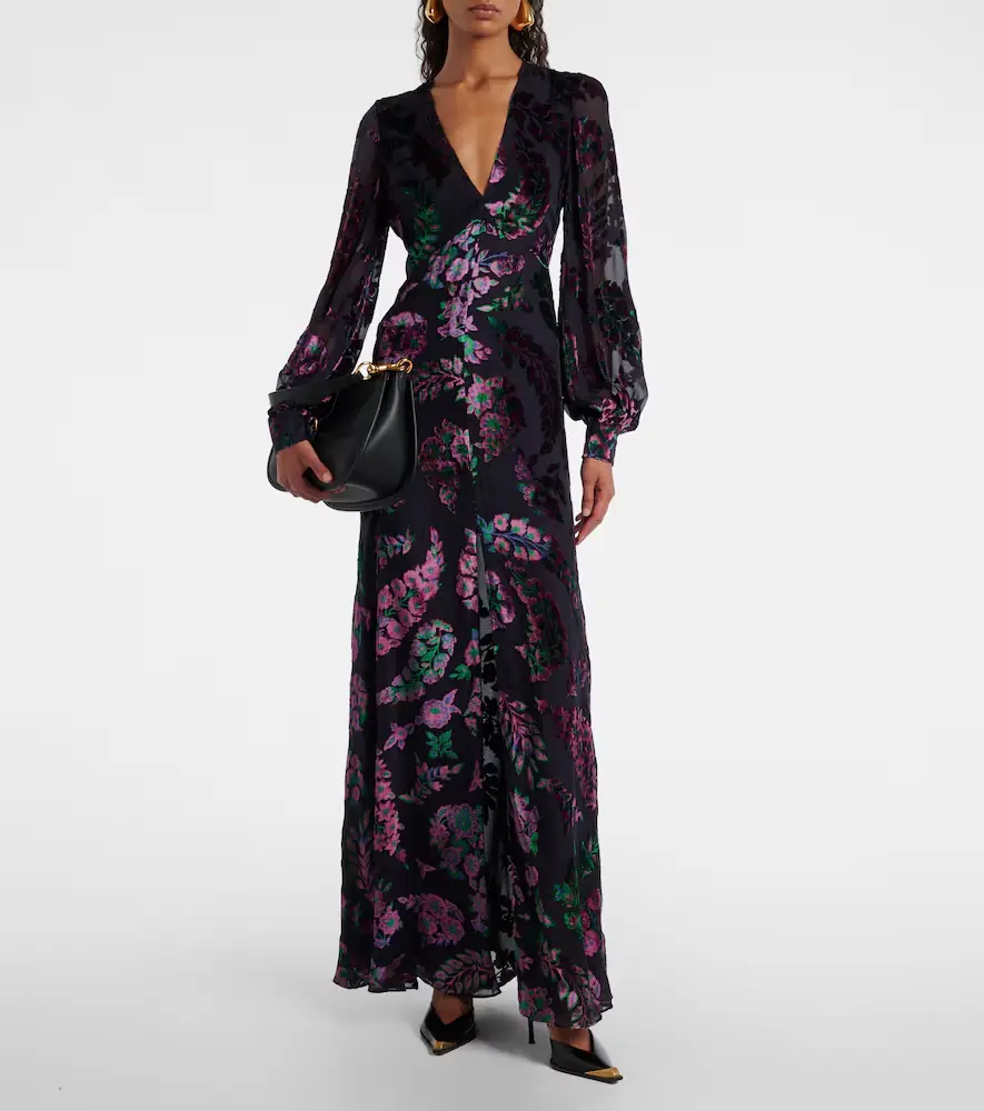 Etro Embroidered sheer gown | Thumbnail 3 Etro Embroidered sheer gown | Thumbnail 3