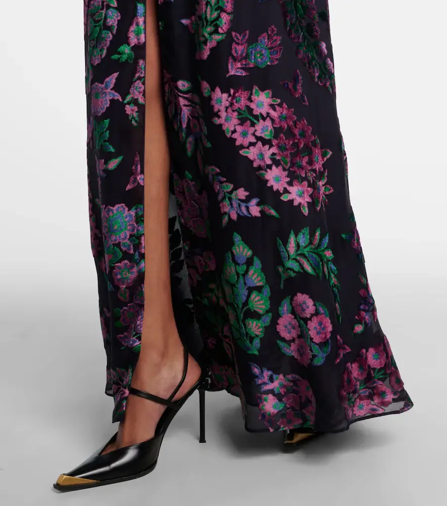 Etro Embroidered sheer gown | Thumbnail 4 Etro Embroidered sheer gown | Thumbnail 4