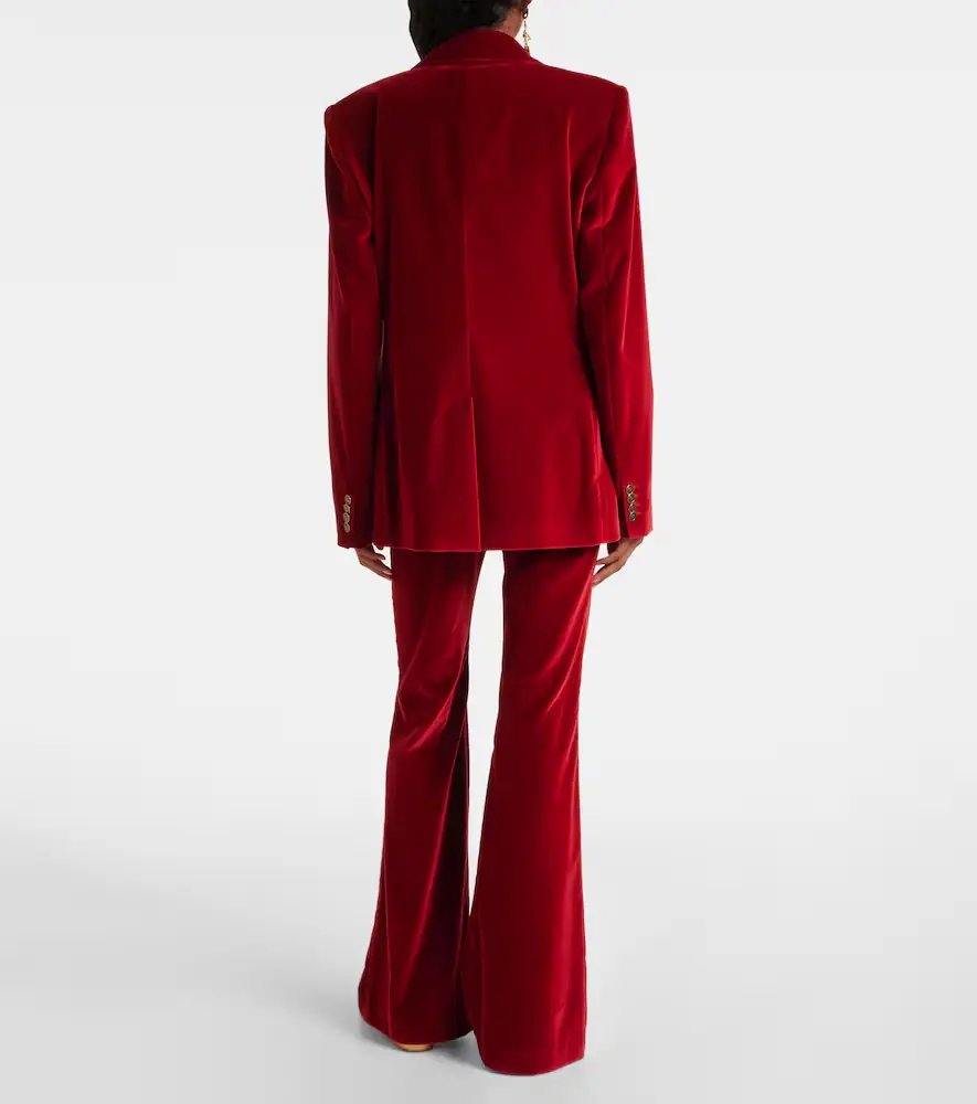 Etro Double-breasted cotton velvet blazer | Thumbnail 6