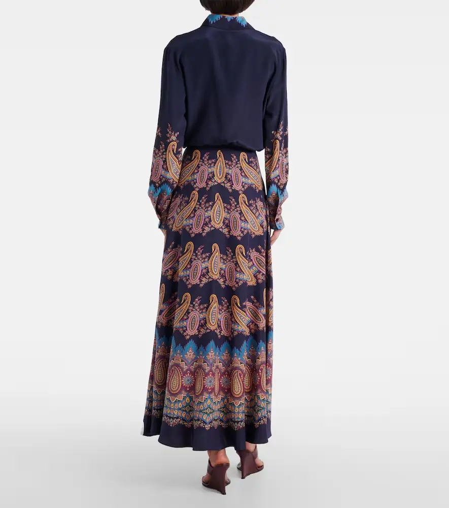 Etro Paisley silk maxi skirt | Thumbnail 3 Etro Paisley silk maxi skirt | Thumbnail 3