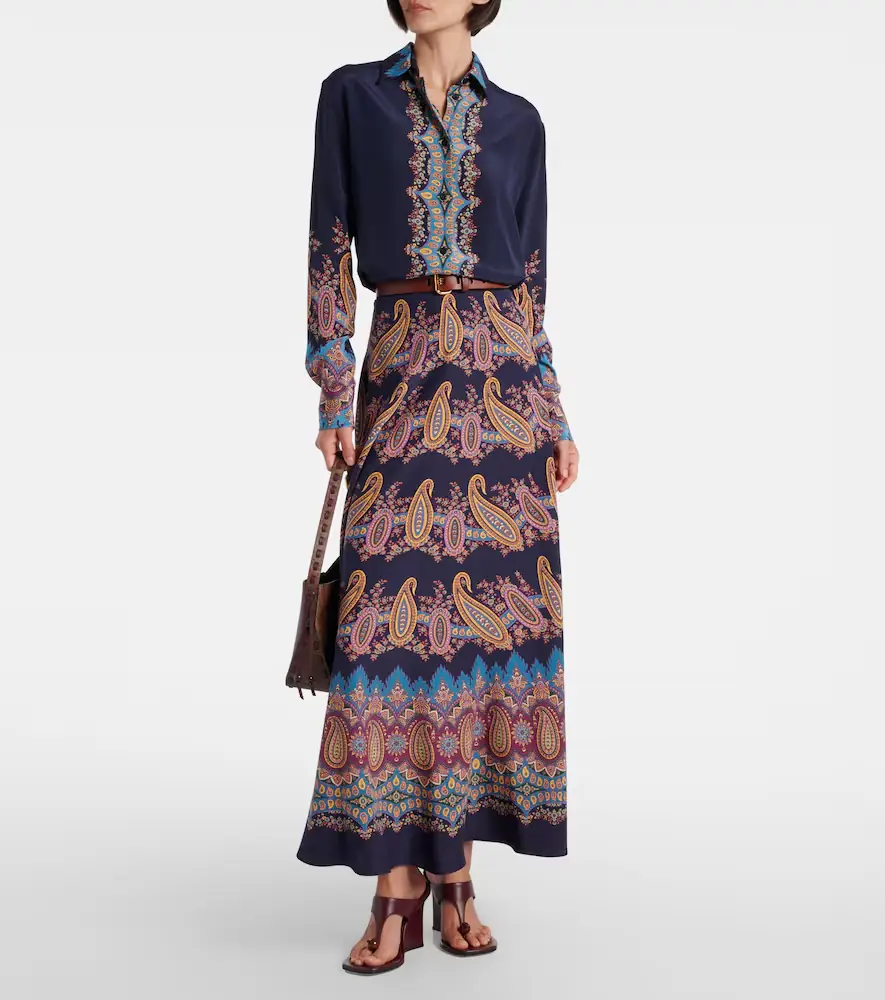 Etro Paisley silk maxi skirt | Thumbnail 5 Etro Paisley silk maxi skirt | Thumbnail 5