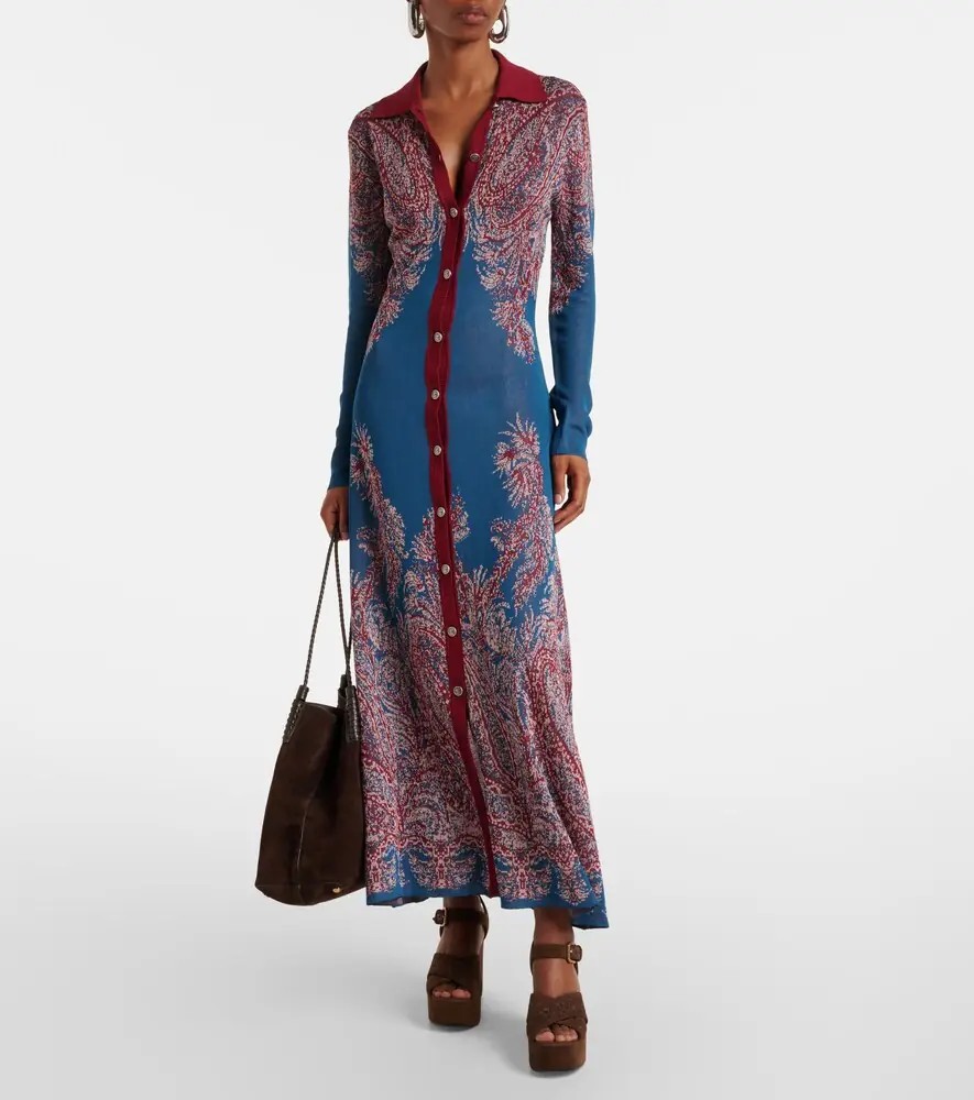 Etro Paisley jersey shirtdress | Thumbnail 4 Etro Paisley jersey shirtdress | Thumbnail 4