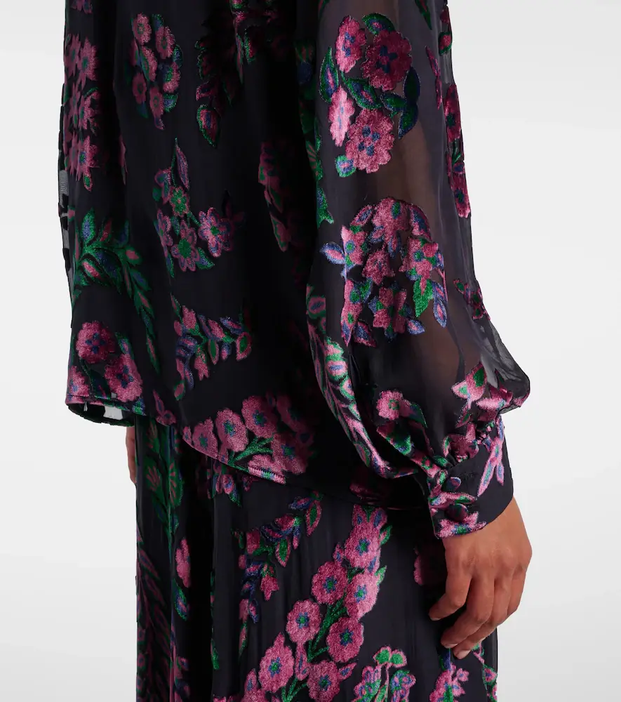 Etro Printed tie-neck blouse | Thumbnail 2 Etro Printed tie-neck blouse | Thumbnail 2