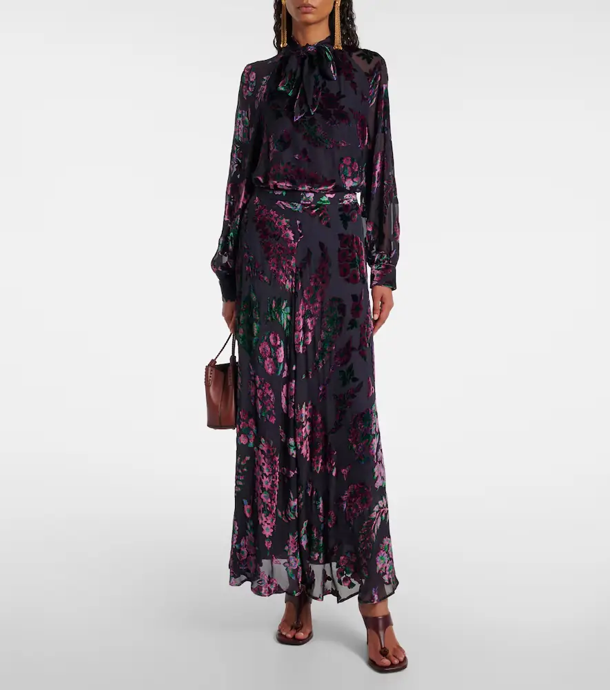 Etro Printed tie-neck blouse | Thumbnail 3 Etro Printed tie-neck blouse | Thumbnail 3