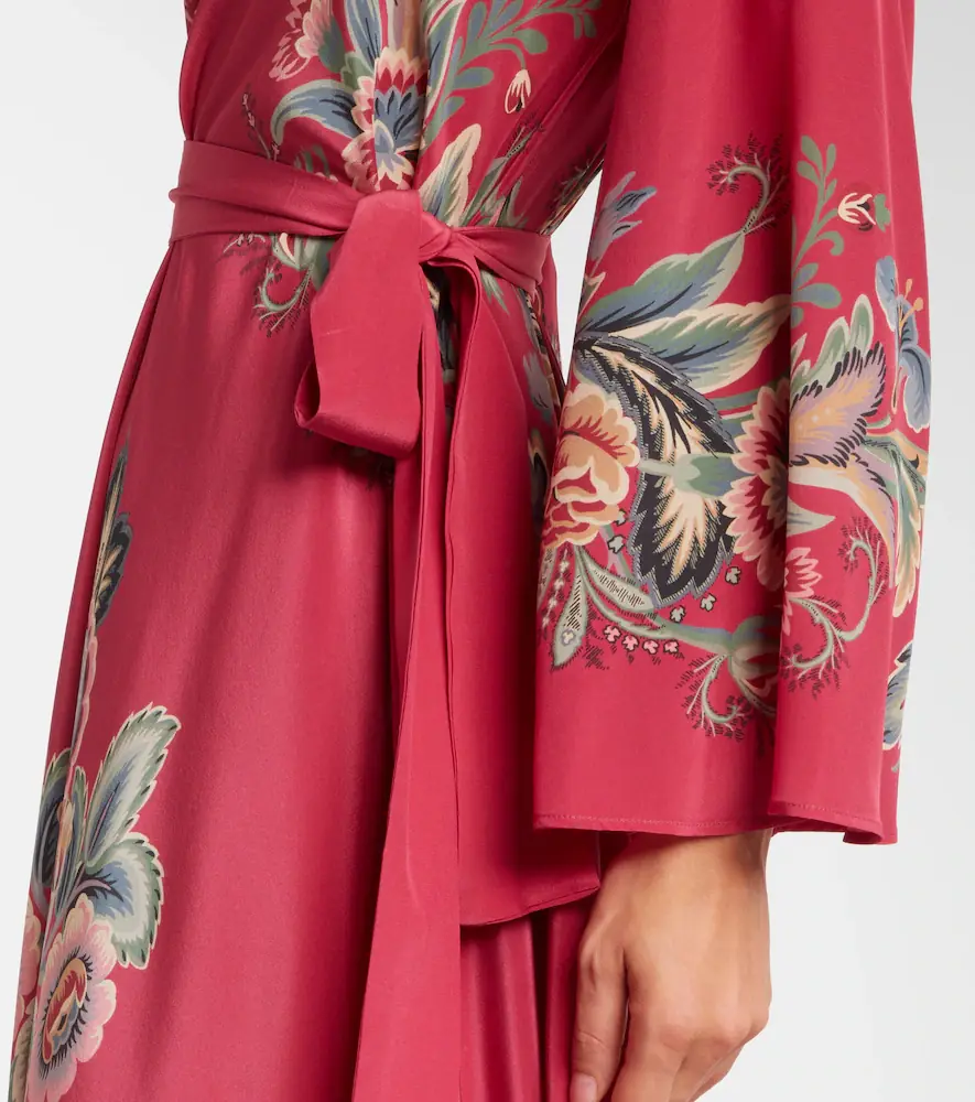 Etro Belted printed silk maxi dress | Thumbnail 3