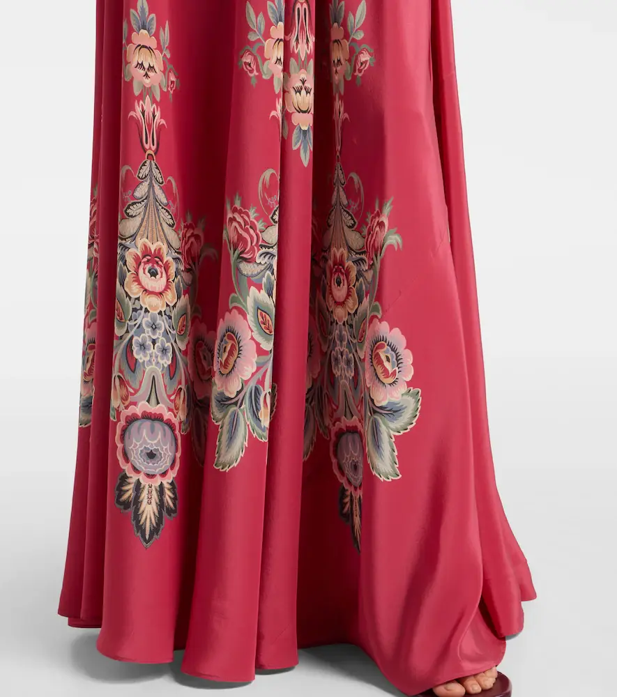 Etro Belted printed silk maxi dress | Thumbnail 5