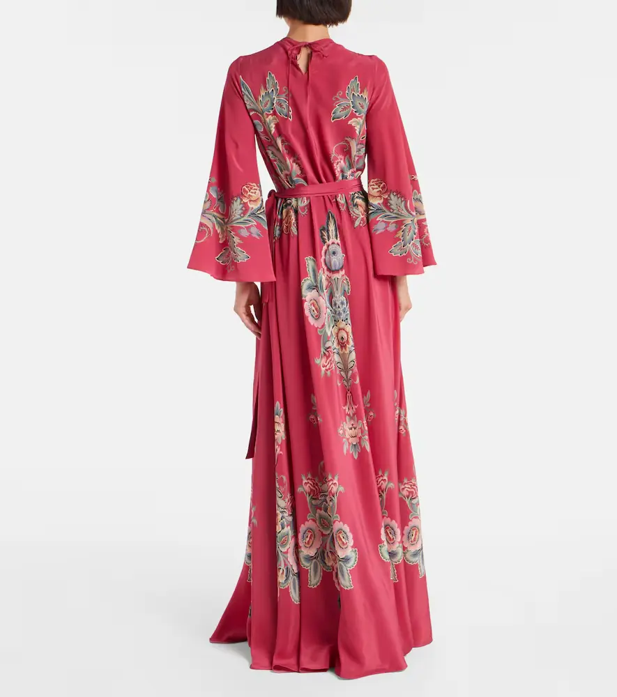 Etro Belted printed silk maxi dress | Thumbnail 6