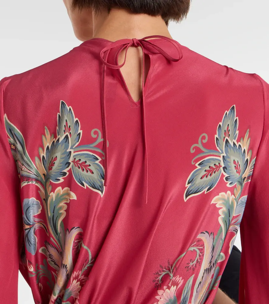 Etro Belted printed silk maxi dress | Thumbnail 7