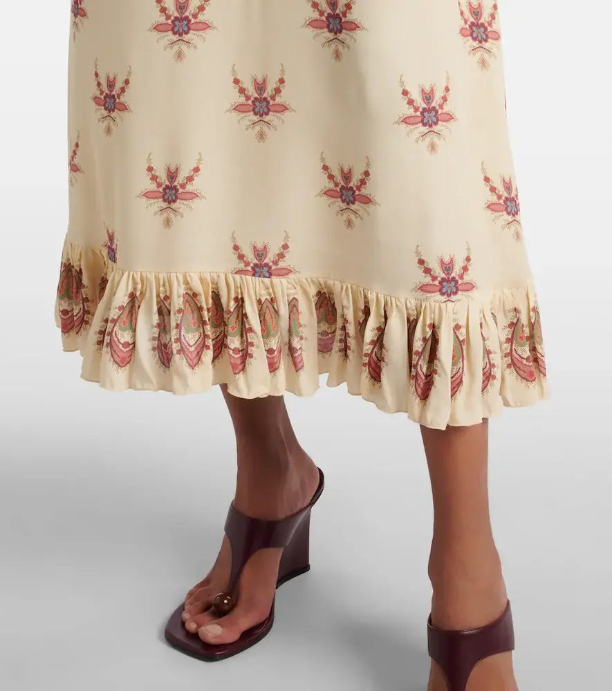 Etro Cutout printed midi dress | Thumbnail 2 Etro Cutout printed midi dress | Thumbnail 2